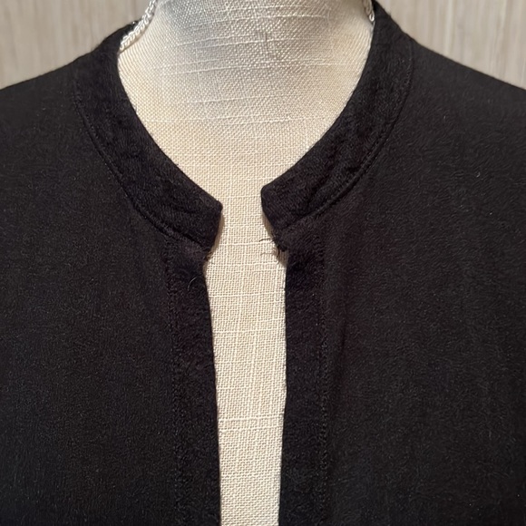 Splendid Black Open Front Cardigan - Picture 3 of 6